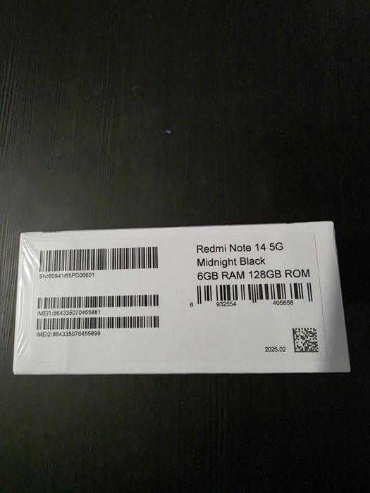 Xiaomi Redmi Note 14 5g. 128гб / 6 RAM