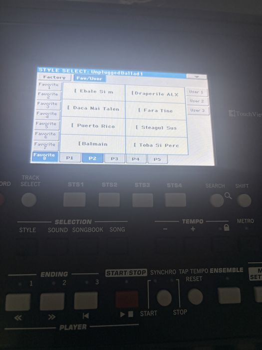 VÂND SET KORG pa300 2024-2025