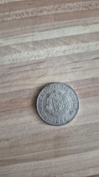 Moneda 20 lei 1992 si 1 leu 1966