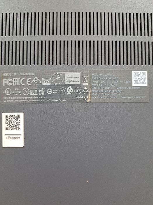 Laptop Lenovo AMD ryzen3   2,7GHz