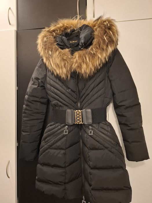 Красиво зимно яке S с богата яка от лисица