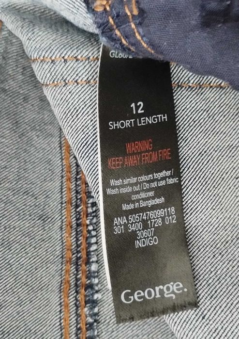 Дамски дънки ,прави STRAIGHT George UK, НОВИ