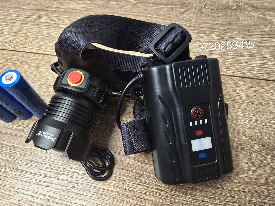 Lanterna Profesionala Puternica Frontala cu Led laser PM20 ULS, 1300m