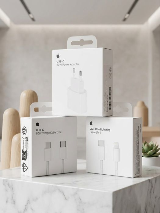 Только оригинал адаптер Apple USB-C 20W - стабильная и быстрая зарядка