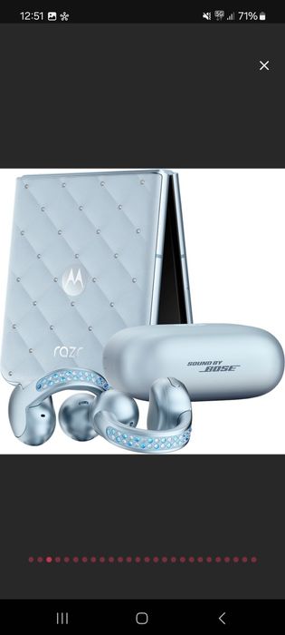 Motorola razr 60 5g+buds loop swarovski
