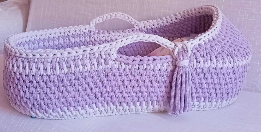 Плетен бебешки кош - Мойсеева кошница