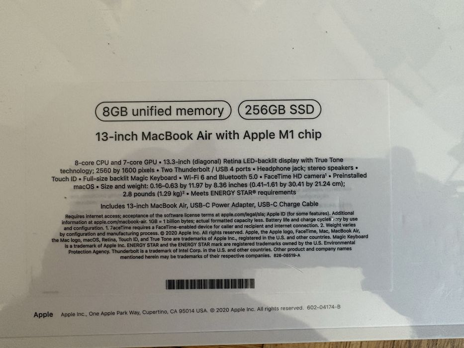 13-inch MacBook Air with Apple M1 chip
