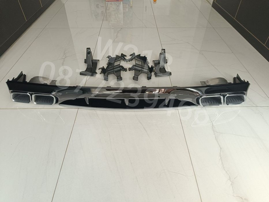 Mercedes CLS W218 AMG Мерцедес дифузьор diffuser GT добавки задна брон