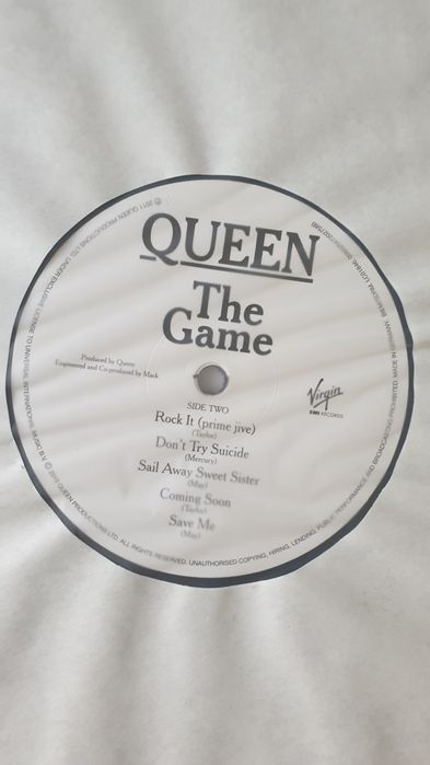 Продается виниловая пластинка QUEEN-THE GAME