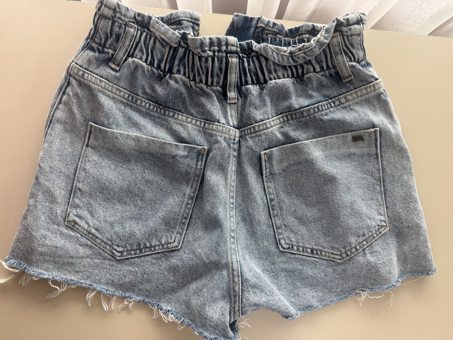 Дънкови къси гащи ZARA