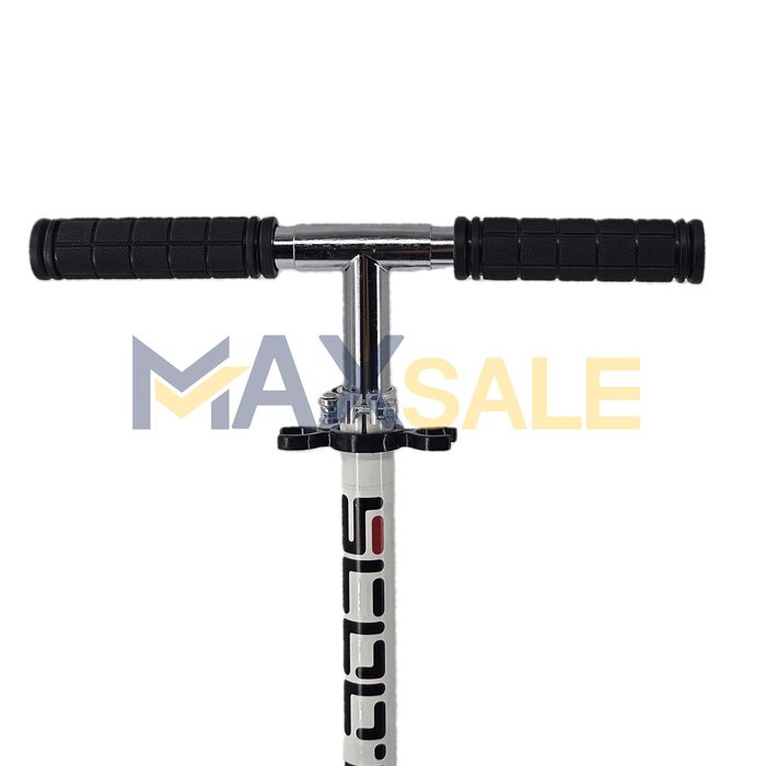 Тротинетка детска сгъваема скутер scooter бяло черна алуминиева