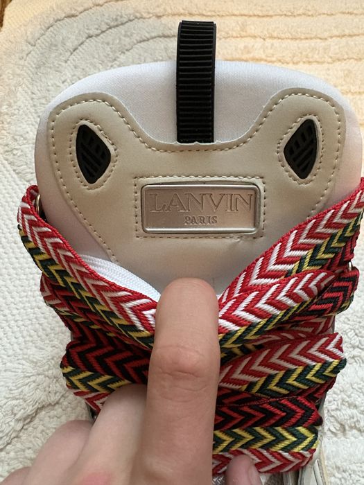 Lanvin Curb White Sneakers