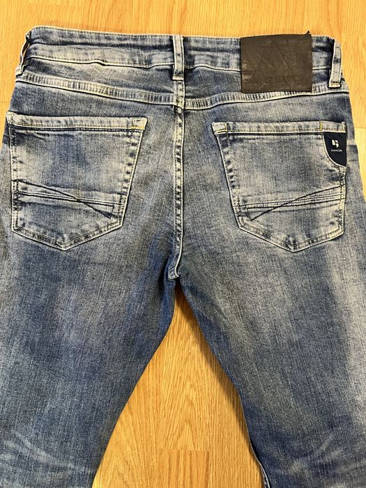 Jeans Garcia albastru marime 29 + lungime 32