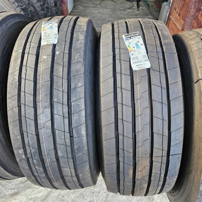 Най-ниска цена в Европа - Нови тежкотоварни гуми 425/65R22.5 Goodyear KMaX T Gen-2 165K 20PR M+S 3PMFS FRT