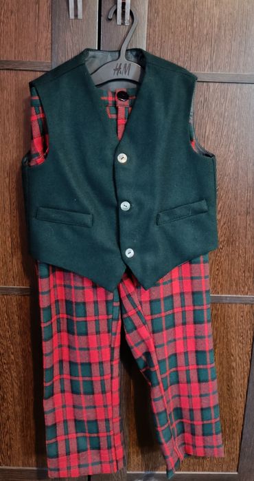 Pantalon și vesta stofa copii