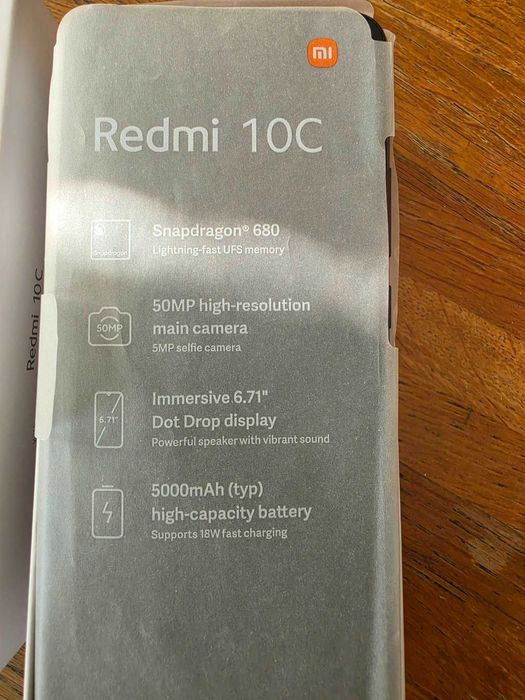 Xiaomi Redmi 10C – почти нов, намокрен, за части или ремонт