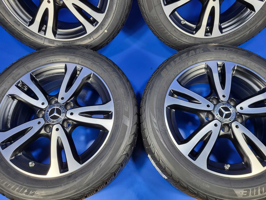 SUPER OFERTA - Mercedes original 5x112 R16 complet echipate m+s iarna