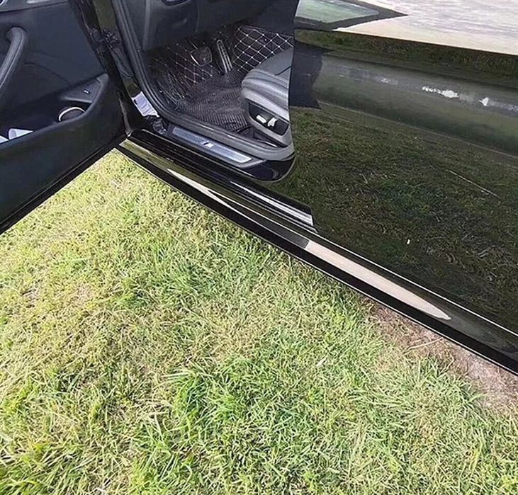 Extensii praguri prelungire praguri BMW Seria 5 G30 negru lucios