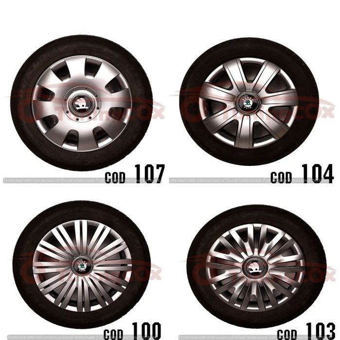 capace roti skoda r13 la set de 4 buc,capace janata aliaj
