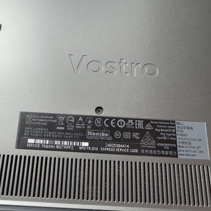 Vand Laptop 14” Dell Vostro 5468 i5-7200 2.50ghz 8gb Ram 256gb Slim