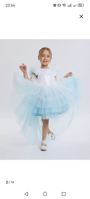 Платья детские от 1 до 6 лет