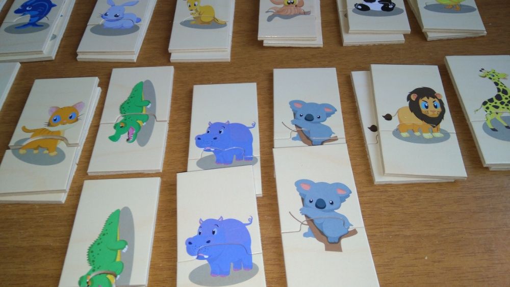 Дървен пъзел - Игра За Добра Памет / дървени играчки на български