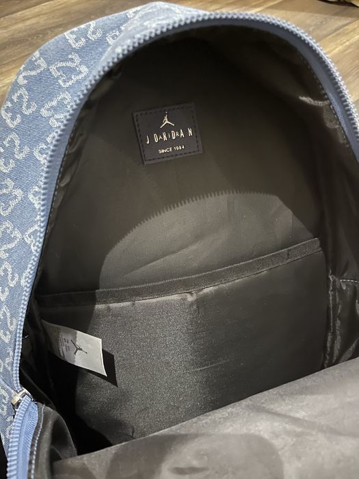 Nike Air Jordan Blue Logo Monogram Backpack