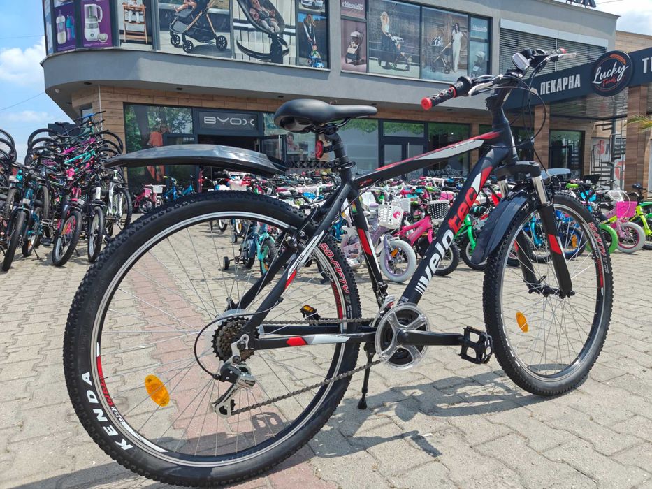 PA Алуминиев велосипед 27.5" PRO черен/червен