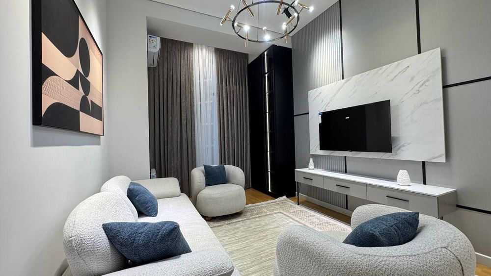 3/4/7 ЖК Oq SAROY,Deluxe,Паркентский,Макро,новостройка 75 м2, ремонт