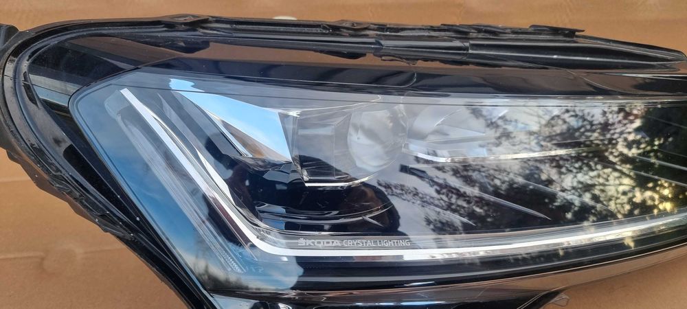 Far dreapta Full Led Skoda Superb 3 Facelift Crystal Lighting 2019 +