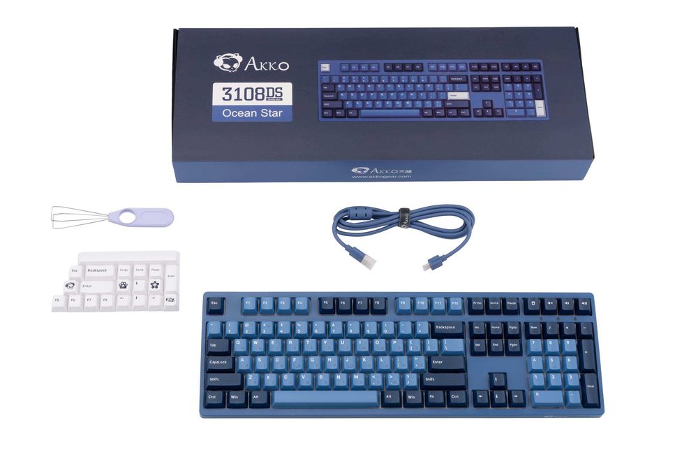 } Клавиатура Akko 3108DS Ocean Star V2 Blue
