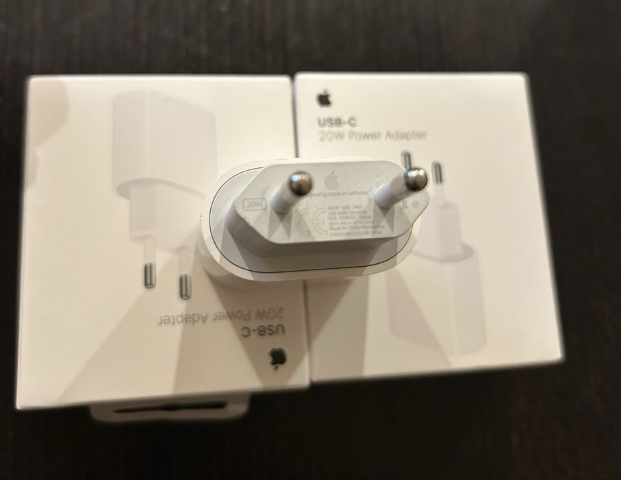 Incarcator Apple USB tip C 20 W original sigilat fara cablu