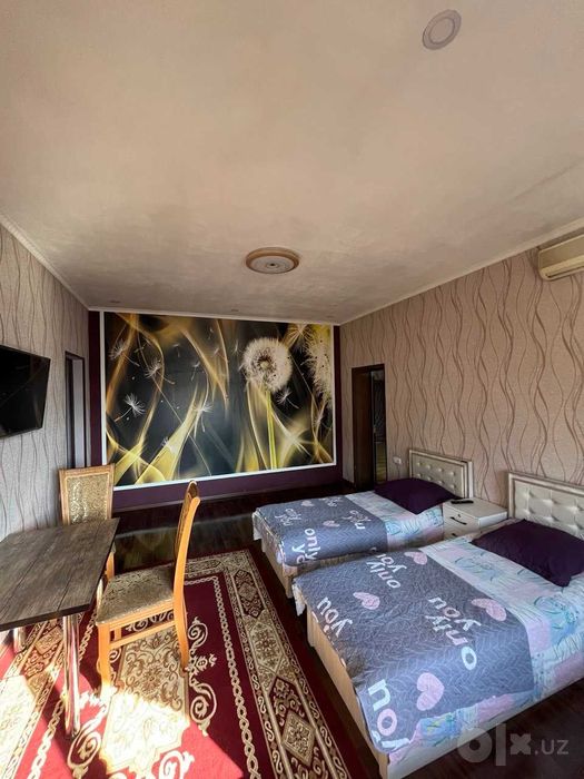 Паркентский Базар оркасида 7 сотик Ховли под Бизнес сотилади (hostel)