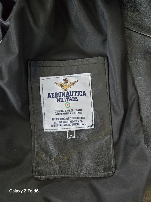 Geaca piele  Aeronautica Militare