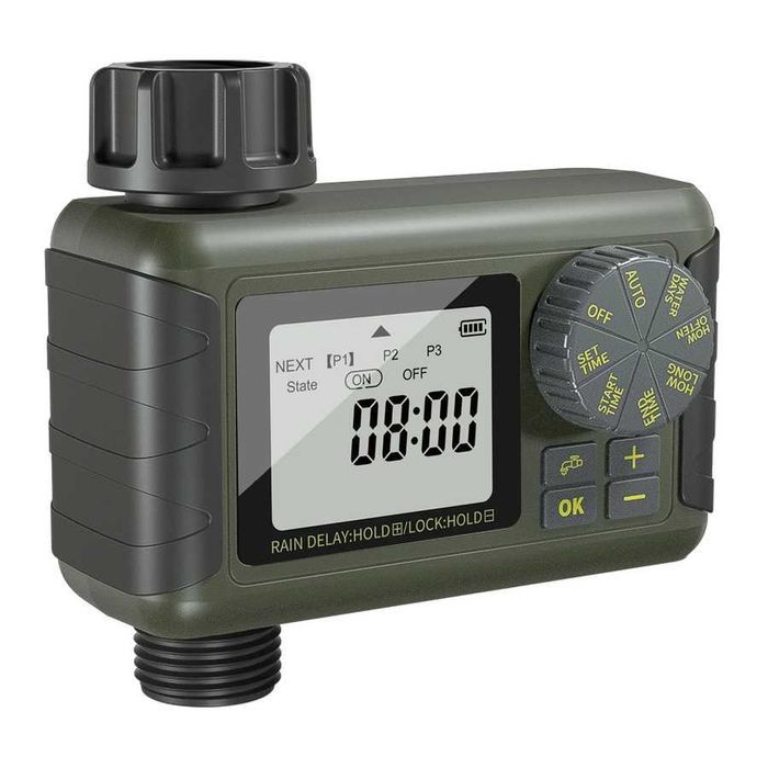Programator Irigare Diivoo WT-01, pentru Furtun și Aspersor, verde