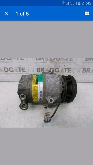 Compresor ac opel astra g , h , zafira 1.4 16v , cod delphi Sw
