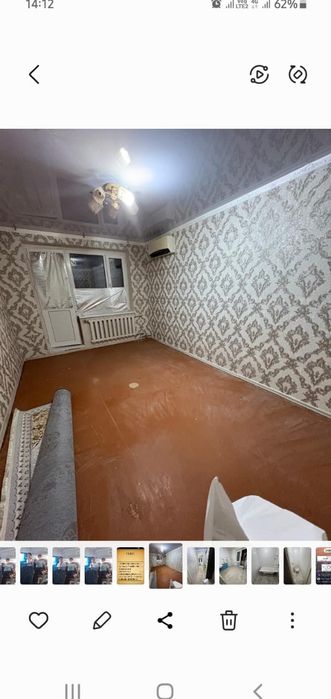 1 бөлмелі үй сатылады, тез арада, 2мкр, 35дом, кв 29