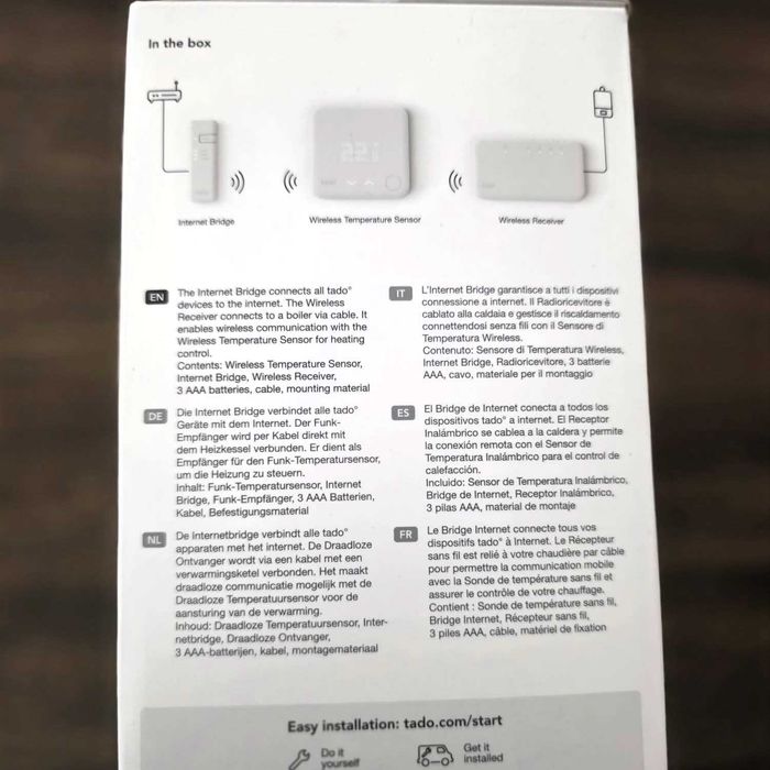 Pachet Termostat Inteligent Tado Wireless V3+ Starter Kit - NOU SIGILAT
