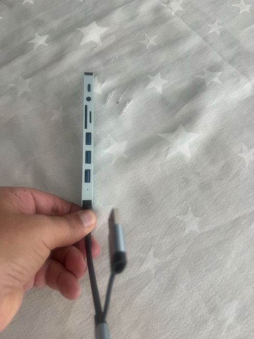 USB hub,3xusb 2, 1xusb C, audio, SD cards