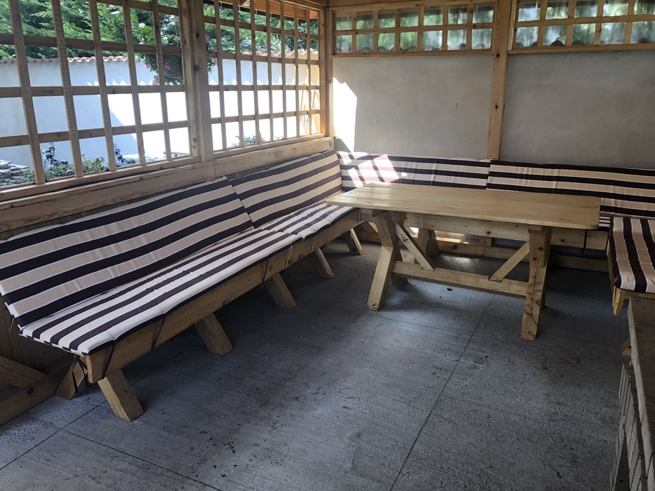 Mobilier rustic pentru gradina / foisor / terasa