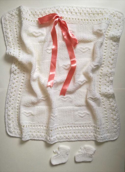 Плетени бебешки пелени