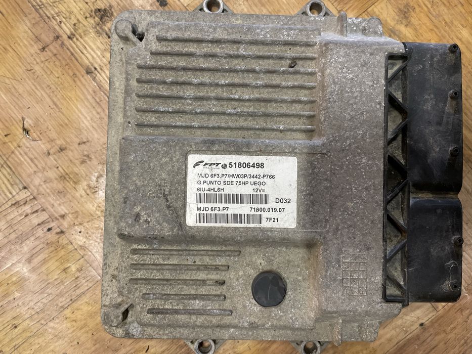 ECU/Компютър Двигател/Fiat Punto/1.3Mjtd/75 к.с./Фиат Пунто