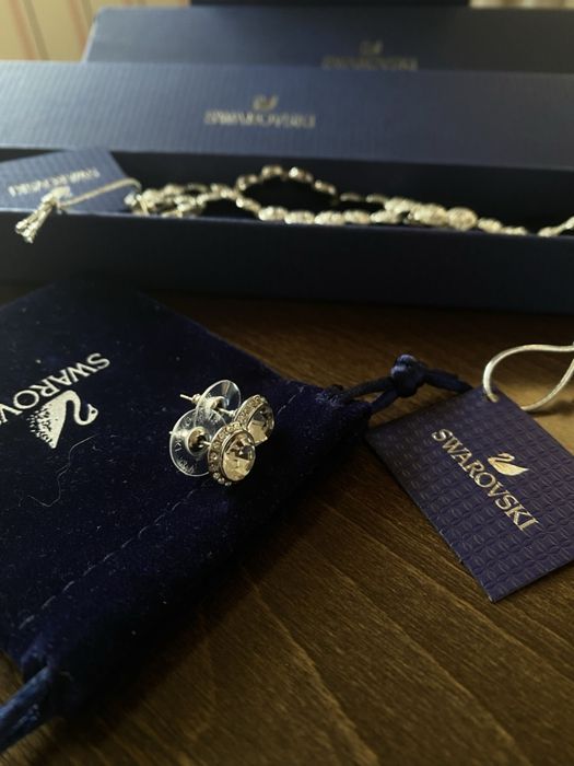 Set Swarovski Angelic White Silver