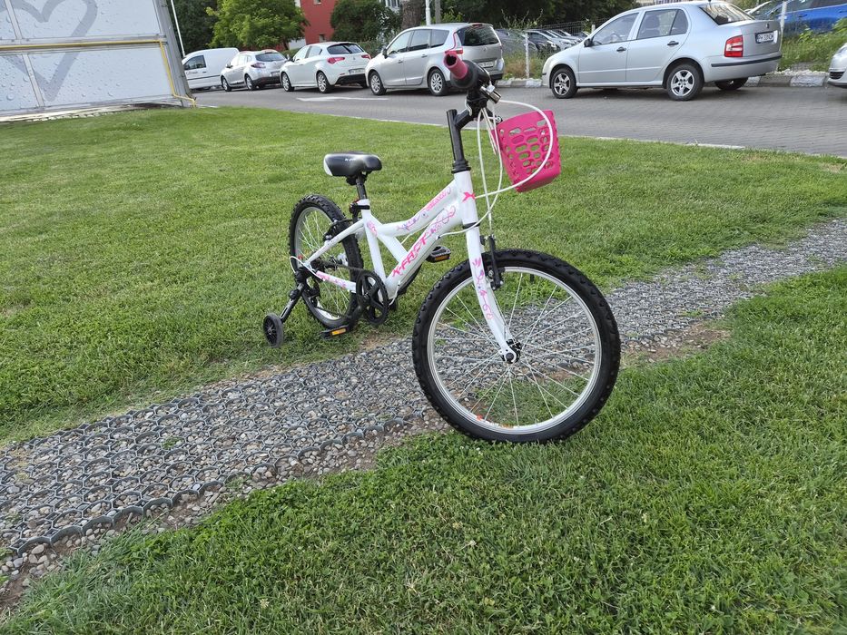 Bicicleta  fete 6-11 ani 20 inch X Fact Princess cu cos frontal