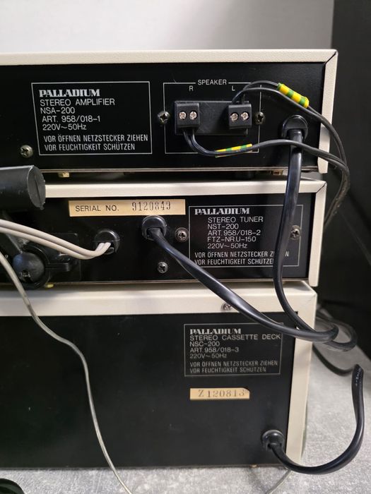 Linie midi  PALLADIUM Amp.NSA-200/tuner NST-200/deck casetă  NSC-200