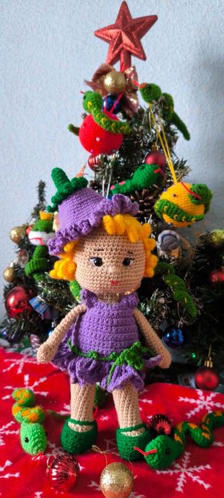 Куклы вязанные, ручная работа