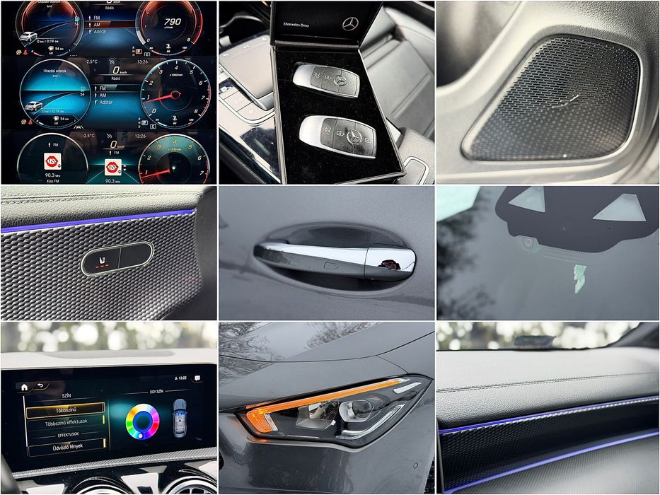 Mercedes-Benz~CLA 180~Burmester~Lumini Ambientale~Lane Assist~2020