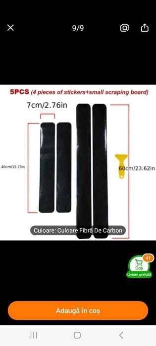 Autocolant praguri auto