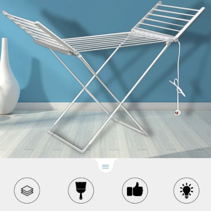 Uscator de rufe electric sup 12m inaltime ajustabila  pliabil 230W