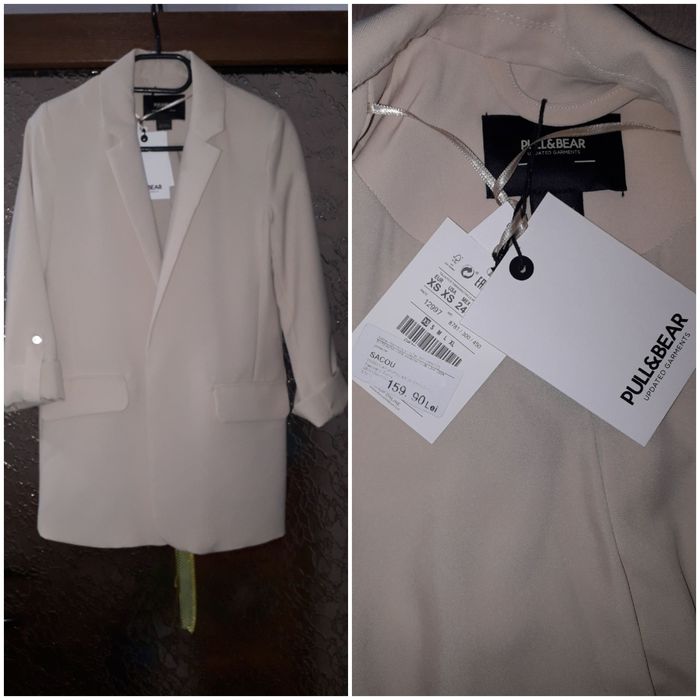 Sacou Nou - MĂRIME XS